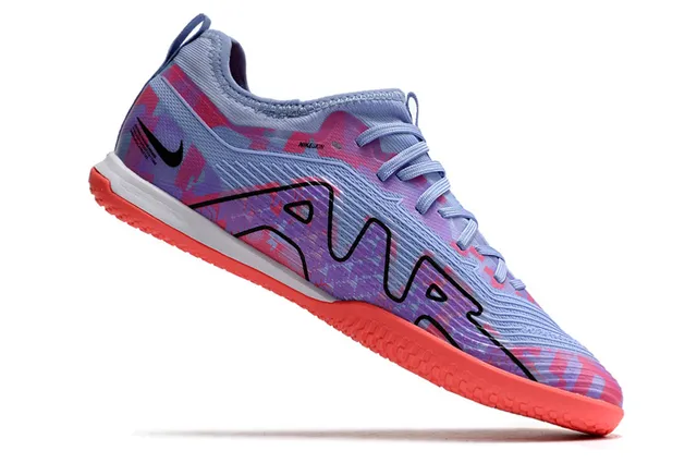 Nike सुनहरा काला धातुकी तांबा ऊपरी लेस और कॉलर इनडोर सॉकर जूते 13
