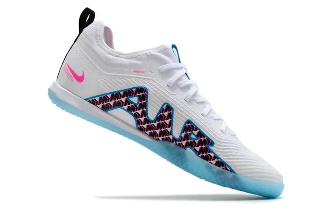 Nike सुनहरा काला धातुकी तांबा ऊपरी लेस और कॉलर इनडोर सॉकर जूते 19