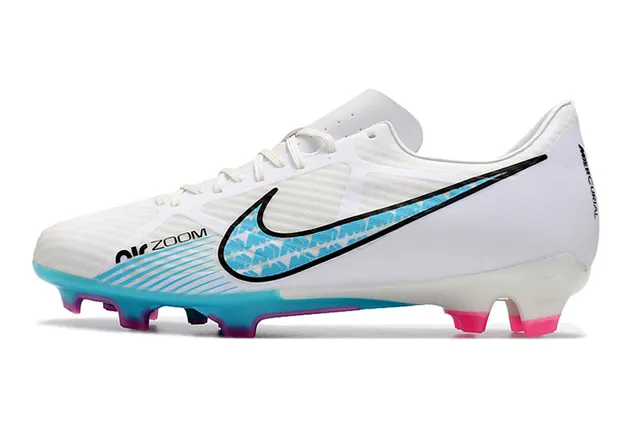 Nike Gold Pink Metallic Copper Upper White Swoosh Firm-Ground Soccer Shoes 19