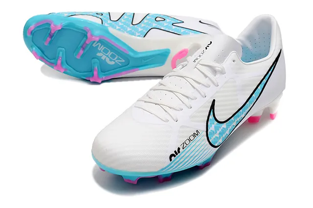 Nike Gold Pink Metallic Copper Upper White Swoosh Firm-Ground Soccer Shoes 20