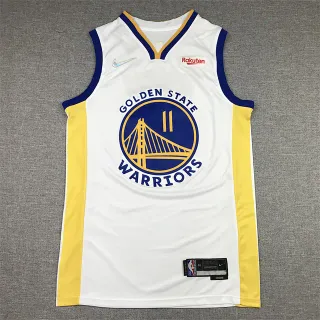 Nike Golden State Warriors Klay Thompson #11 白黄 无袖 V-Neck 球衣