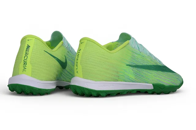 Nike 绿色黄色针织鞋面渐变草地足球鞋 3