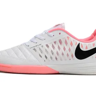 Nike HYPERFUSE White Pink Indoor Soccer Shoes