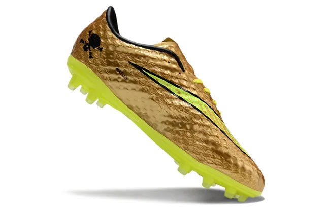 Nike Hypervenom Phantom II Gold Neon Firm-Ground Soccer Shoes 2