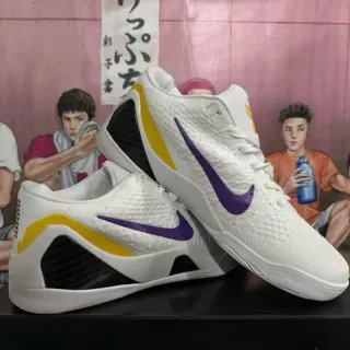 Nike Kobe 4 Protro White Purple Yellow বাস্কেটবল জুতো