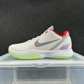 Nike Kobe 6 सफेद भूरा लाल बास्केटबॉल जूते