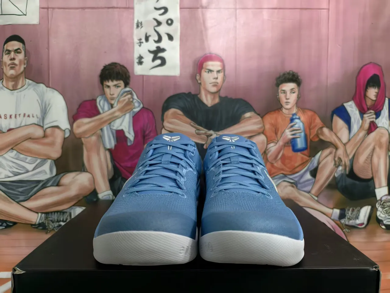 Nike Kobe A.D. Blue Silver Chaussures de Basketball 3