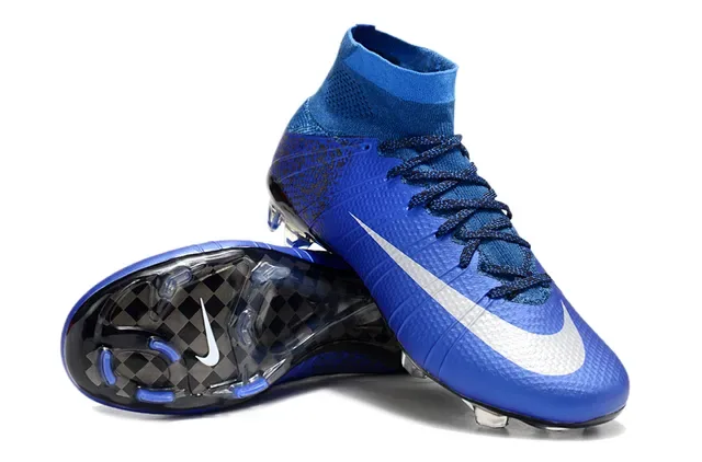 Nike Mercurial Superfly 蓝黑豹纹 Firm-Ground 足球鞋 4