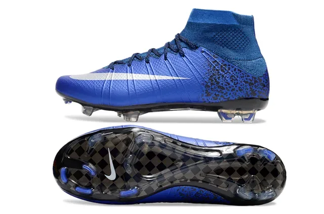 Nike Mercurial Superfly 蓝黑豹纹 Firm-Ground 足球鞋 6