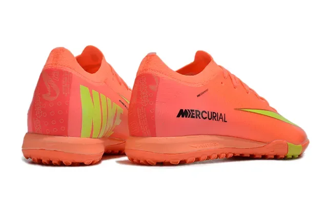 Nike Mercurial Turf Orange and Neon Green Turf Soccer Shoes 5