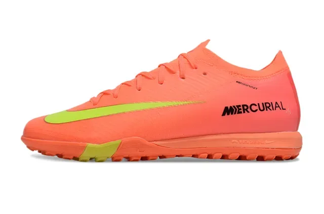 Nike Mercurial Turf Orange and Neon Green Turf Soccer Shoes 7