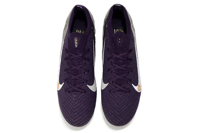 Nike Mercurial Vapor KM Púrpura Metálica Tierra Firme Zapatos de Fútbol 2
