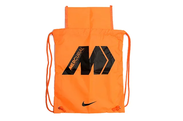 Nike नारंगी काला ड्रॉस्ट्रिंग-टॉप सैक-स्टाइल टोट बैग 2