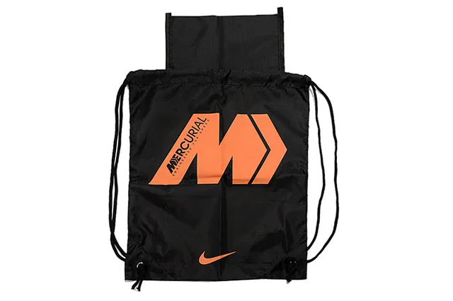 Nike नारंगी काला ड्रॉस्ट्रिंग-टॉप सैक-स्टाइल टोट बैग 4