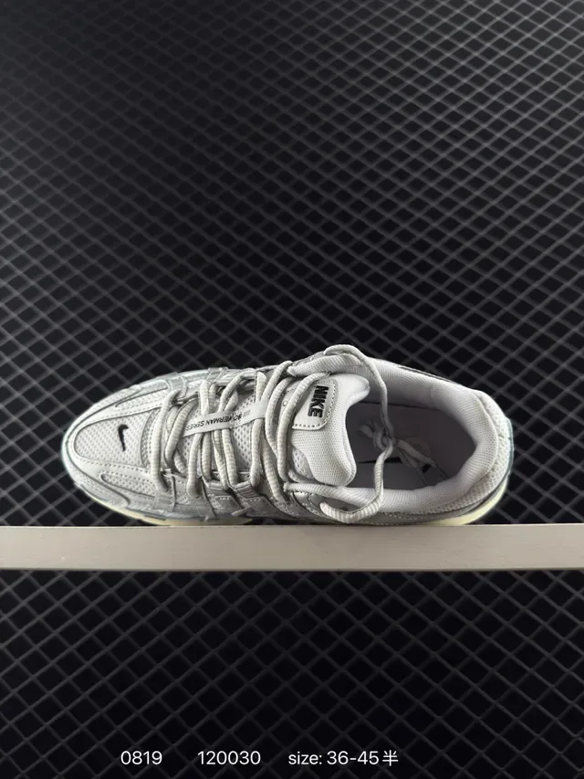 Nike P-6000 Metallic Silver Cream Lifestyle Sneakers 5