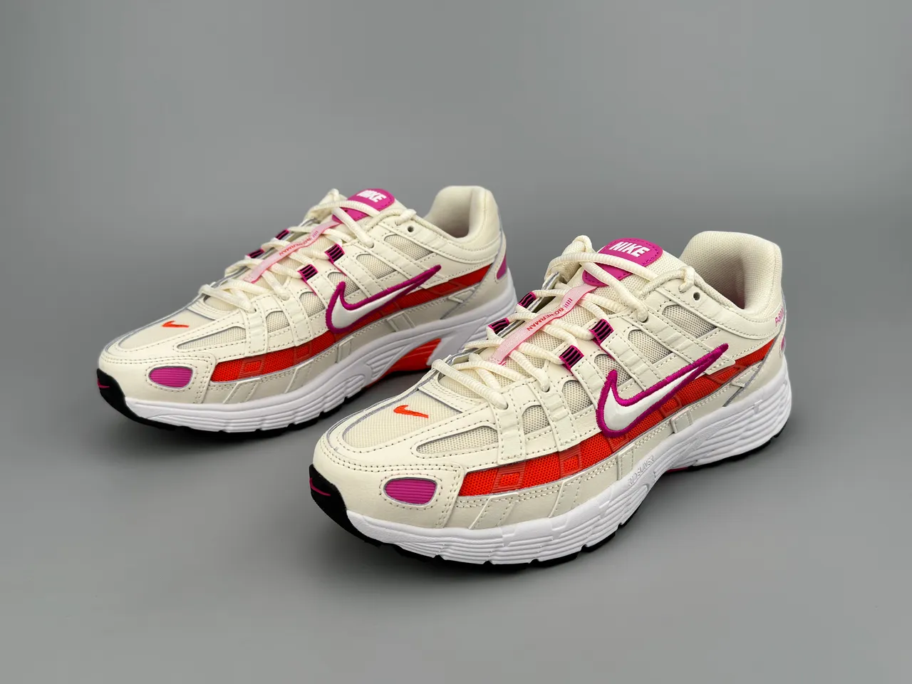 Nike P-6000 Off-White Pink Orange Lifestyle Sneakers 9