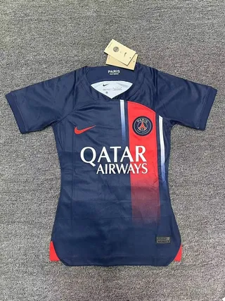 Nike Paris Saint-Germain হোম নেভি লাল V-নেক জার্সি 2