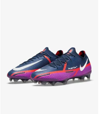 Nike Phantom GT Purple Navy Low-Cut حذاء كرة القدم علبة مصنوعية مطرية أرض صلبة Soccer Shoes 9