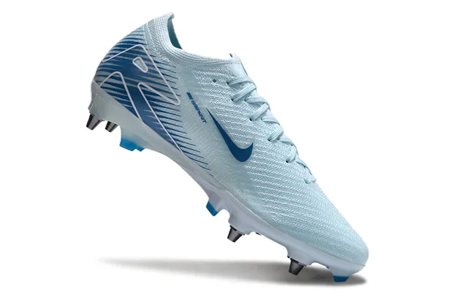 Nike Phantom GT Zapatos de fútbol con superior de malla amarillo naranja, superposición gráfica pixelada y superficie firme 8