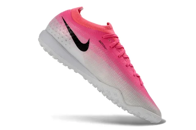 Nike Pink Black Atomknit Knit Upper Gradient Fade Turf Soccer Shoes 2