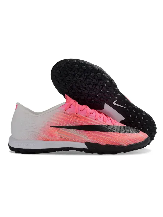 Nike Chaussures de Football Turf Synthetiques de Bas Profil Rose et Noir gradient fade 2