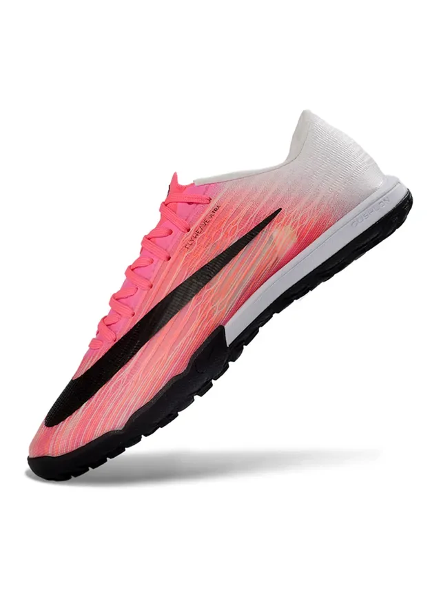Nike Chaussures de Football Turf Synthetiques de Bas Profil Rose et Noir gradient fade 4