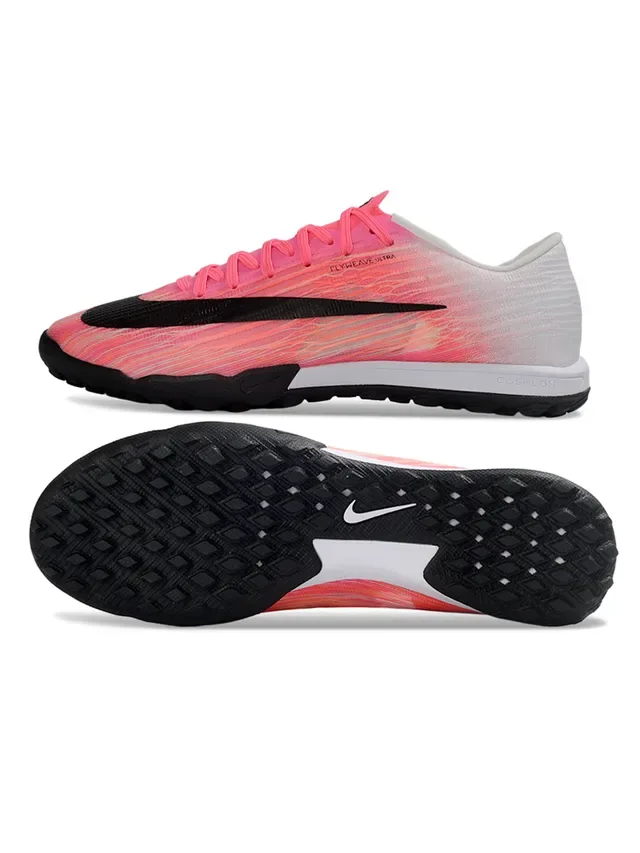 Nike Chaussures de Football Turf Synthetiques de Bas Profil Rose et Noir gradient fade 6