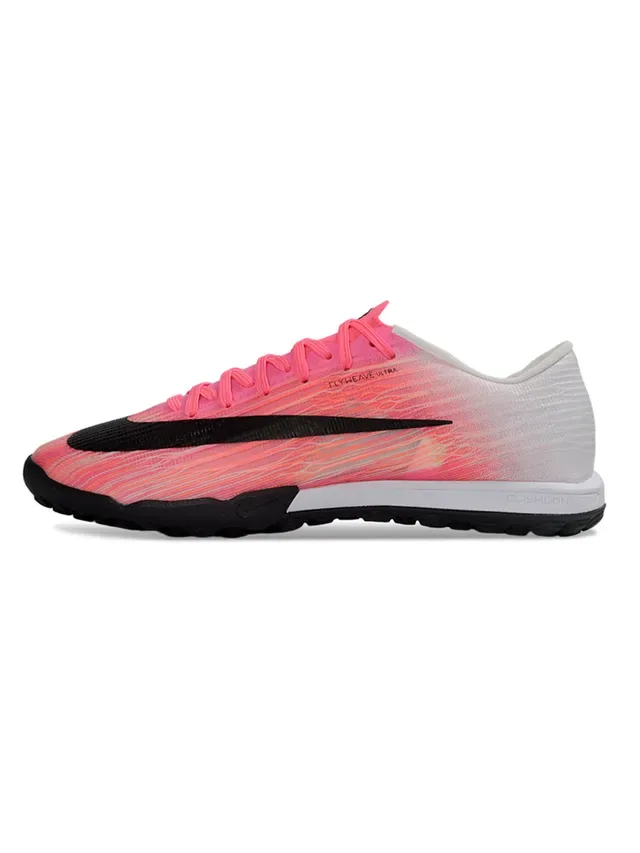 Nike Chaussures de Football Turf Synthetiques de Bas Profil Rose et Noir gradient fade 7