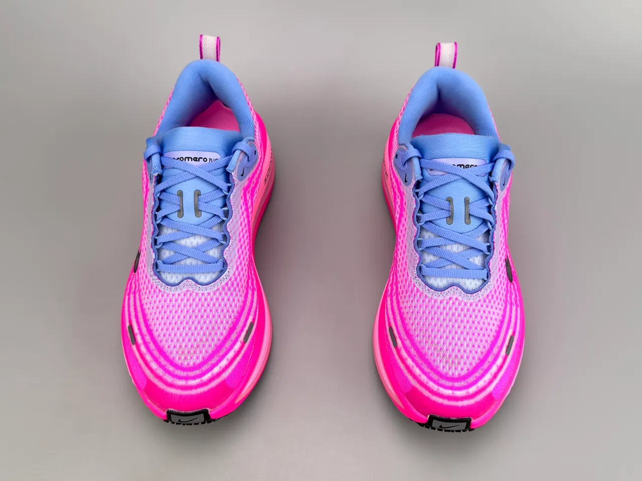 Nike Pink Blue Knit Mesh Upper Wave-Shaped ZoomX Midsole Running Shoes 9