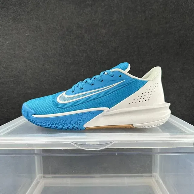 Nike Precision 7 Sky Blue and White Lifestyle Sneakers 2