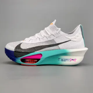 Nike Road Racing AF 2023-03 Chaussures de course blanches turquoise bleues roses