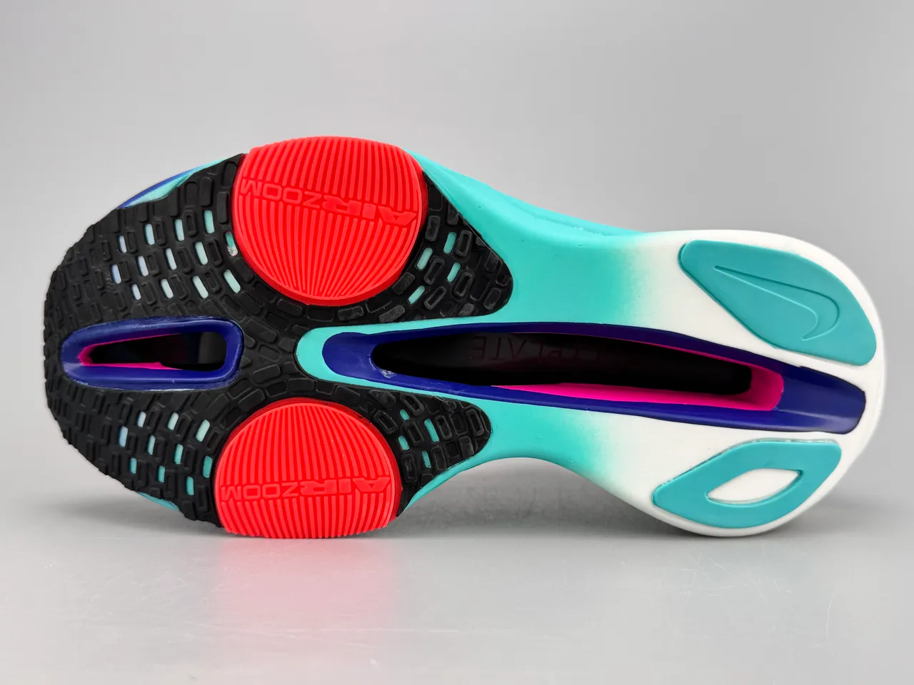 Nike Road Racing AF 2023-03 Blancos turquesa azul rosa Zapatos de correr 6
