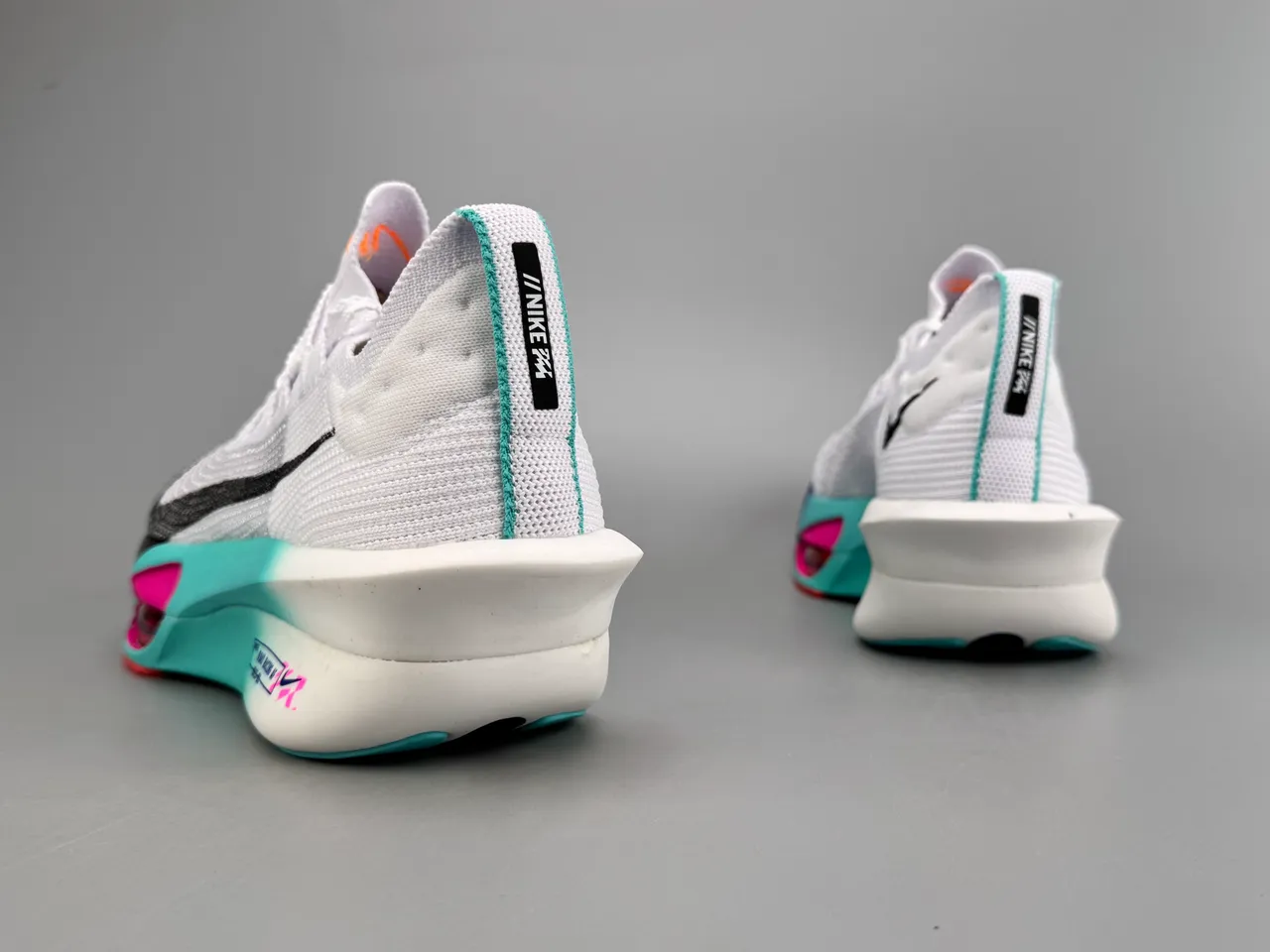 Nike Road Racing AF 2023-03 Blancos turquesa azul rosa Zapatos de correr 8