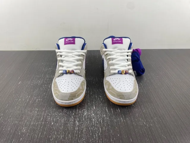 Nike SB Dunk Low beige bleu violet Signature chaussures de skateboard 3
