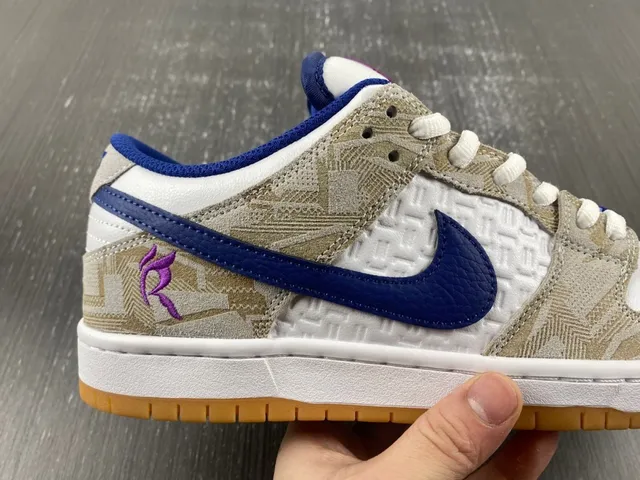 Nike SB Dunk Low beige bleu violet Signature chaussures de skateboard 5