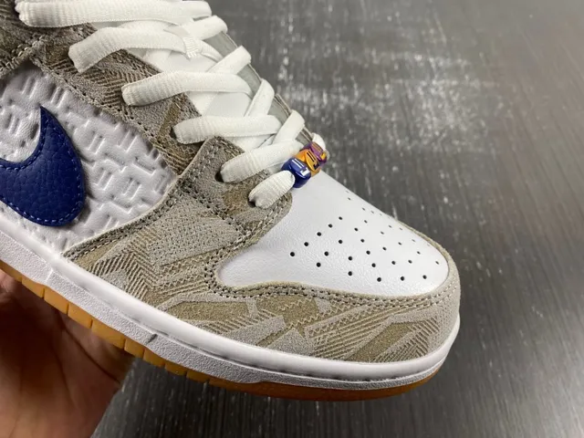 Nike SB Dunk Low beige bleu violet Signature chaussures de skateboard 6
