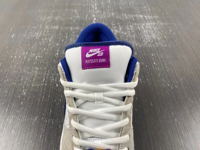 Nike SB Dunk Low beige bleu violet Signature chaussures de skateboard 9