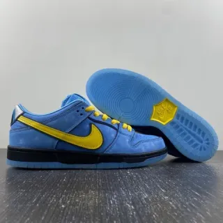 Nike SB Dunk Low Blue Yellow स्केटबोर्ड जूते