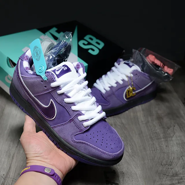 Nike SB Dunk Low Purple Skateboard Shoes 2