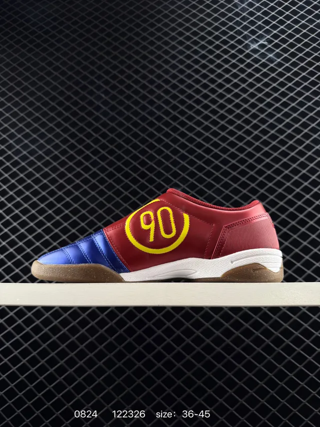 Nike Total 90 III الأزرق الملكي الأحمر المطاطي أحذية كرة القدم الداخلية 5