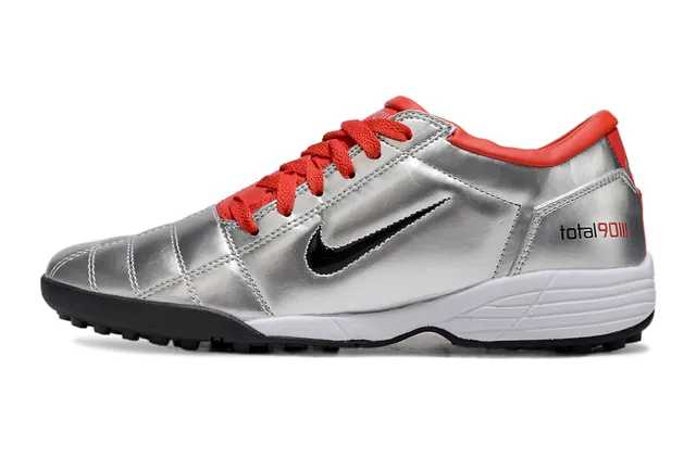 Nike Total 90 III Silver Red Turf Soccer Shoes 2