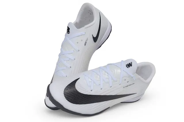 Nike Blanco Negro Flyweave Superior Silueta Baja Corte Zapatos de Fútbol Indoor 7