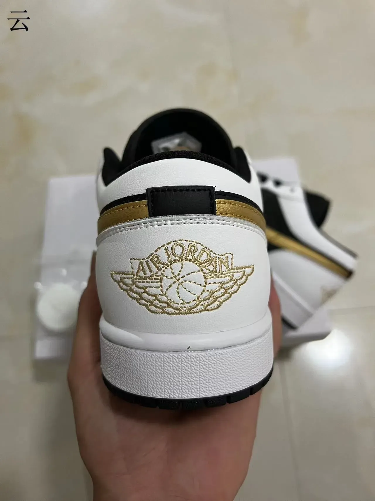 Nike Branco Ouro Tênis Lifestyle De Couro E Sintético Superposição Topo Baixo 8