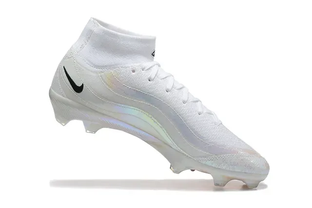 Nike 白色透明高帮虹彩合成钉鞋足球鞋 4