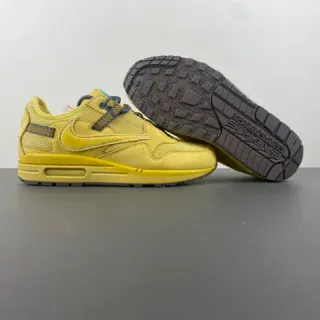 نایک أصفر رمادي Low-Top شبكة وصناعي علوي أحذية رياضية أسلوب حياة