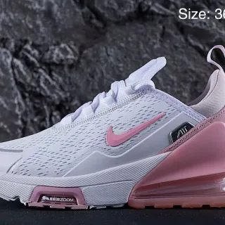 Nike Zoom 2K أبيض وردي سنيكرز نمط حياة