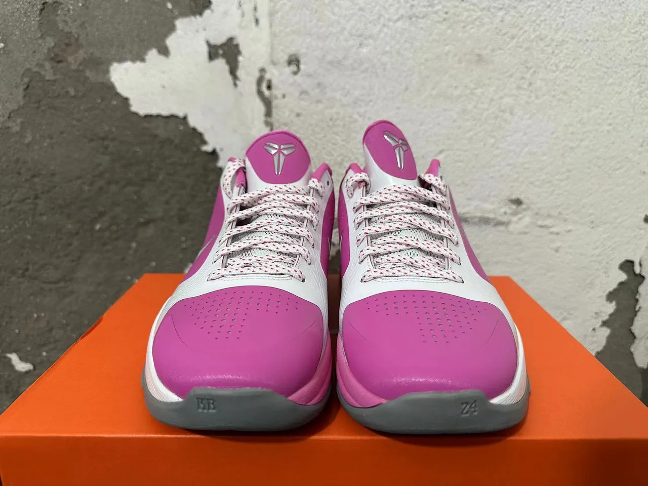 Nike Zoom Hyperfuse পিঙ্ক হোয়াইট সিলভার বাস্কেটবল জুতো 4