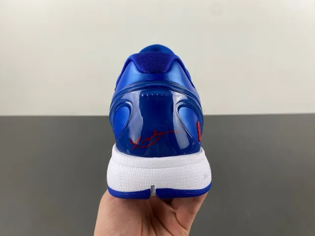 Nike Zoom Kobe VI Royal Blue White Tênis de Basquete 3