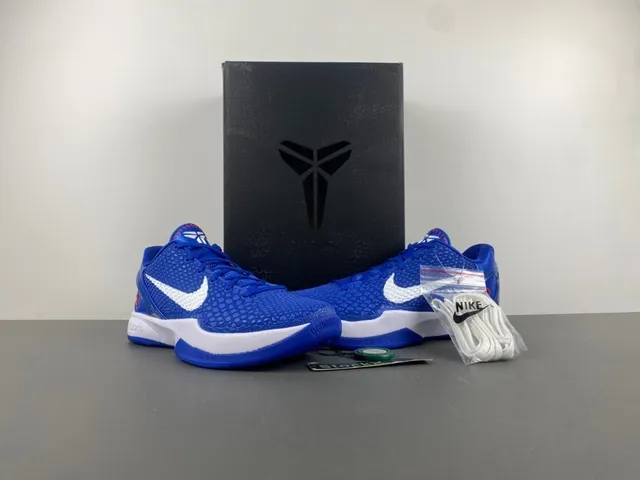 Nike Zoom Kobe VI Royal Blue White Tênis de Basquete 13