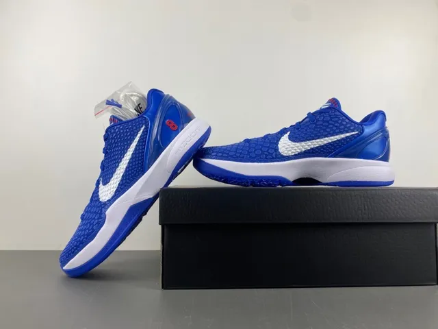 Nike Zoom Kobe VI Royal Blue White Tênis de Basquete 14